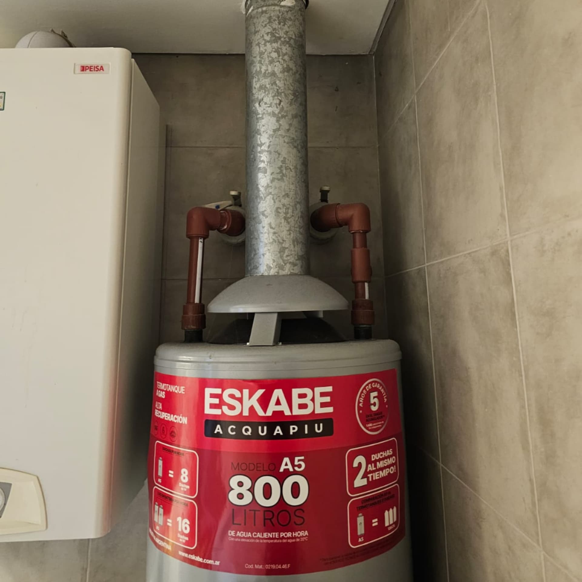 Termotanque Eskabe A5 800L